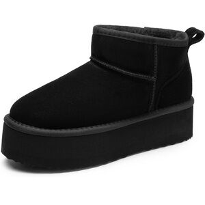 Dream Pairs Black Platform Boots